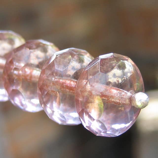 cseh csiszolt gyöngy