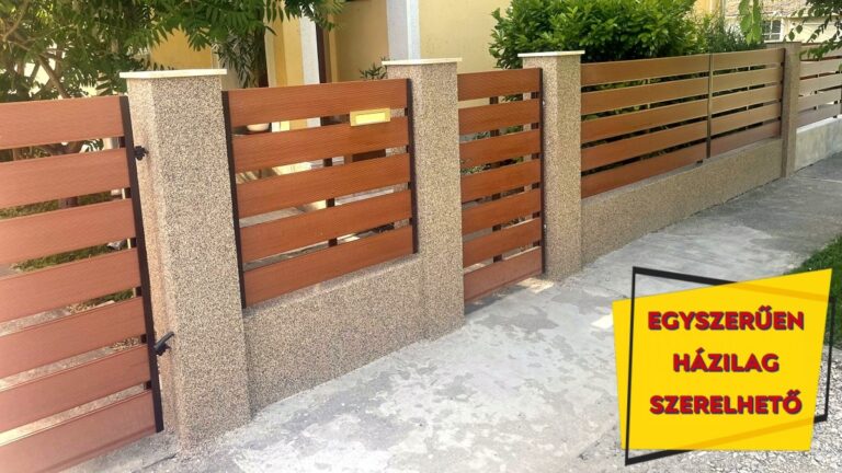 Tartós famintás WPC kerítés az XXL kerítés kínálatában